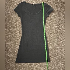 Gray T-shirt dress